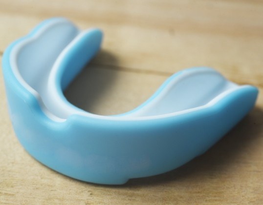 Mold used to craft custom athletic mouthguards