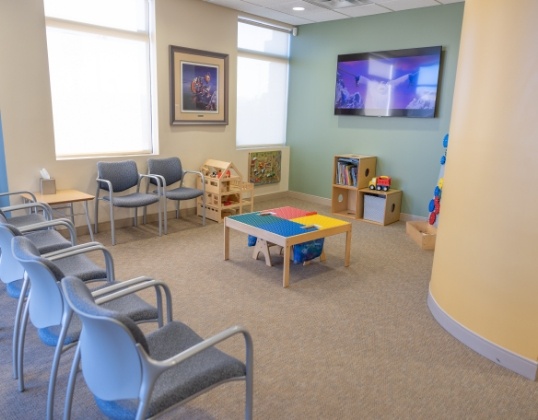 Pediatric dental office waiting room