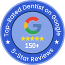 Top Rated dentist on Google logo
