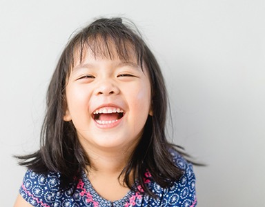 Child laughing