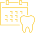 Animated tooth and calendar